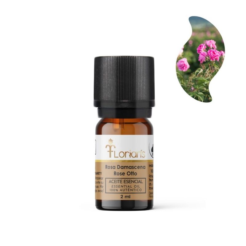 Aceite esencial de Rosa damascena (rose otto) 2 ml