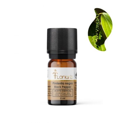 Aceite esencial de Pimienta negra 5 ml.