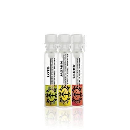 Muestras de aceites perfumados