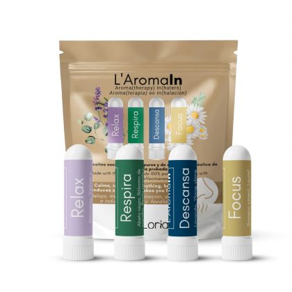 L'Aromain Inhaladores nasales - Relax, respira, descansa y focus