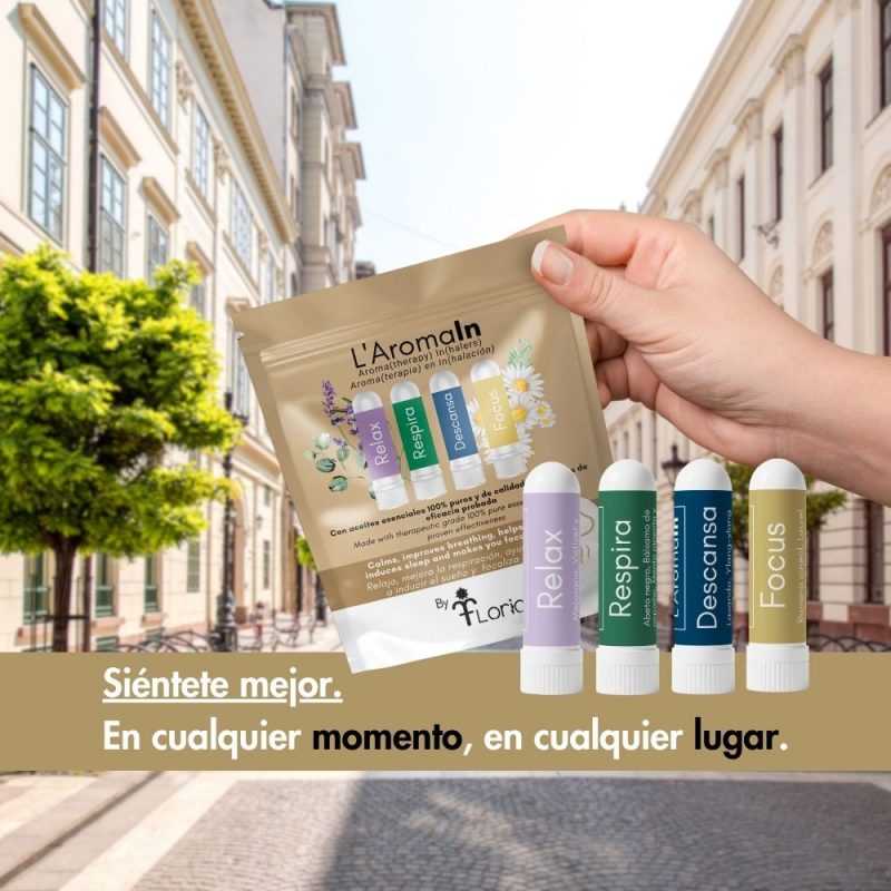 L'Aromain Inhaladores nasales - Relax, respira, descansa y focus - Imagen 2