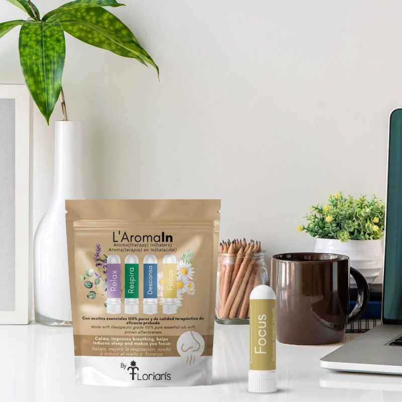 L'Aromain Inhaladores nasales - Relax, respira, descansa y focus - Imagen 4